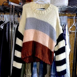 Volcom super chunky knit sweater 16W